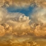 clouds, heaven, sky, powerful, god, gold, blue, angelic, eternity, peace, freedom, brown sky, brown clouds, brown god, brown peace, brown heaven, brown angel, blue sky, nature, brown power